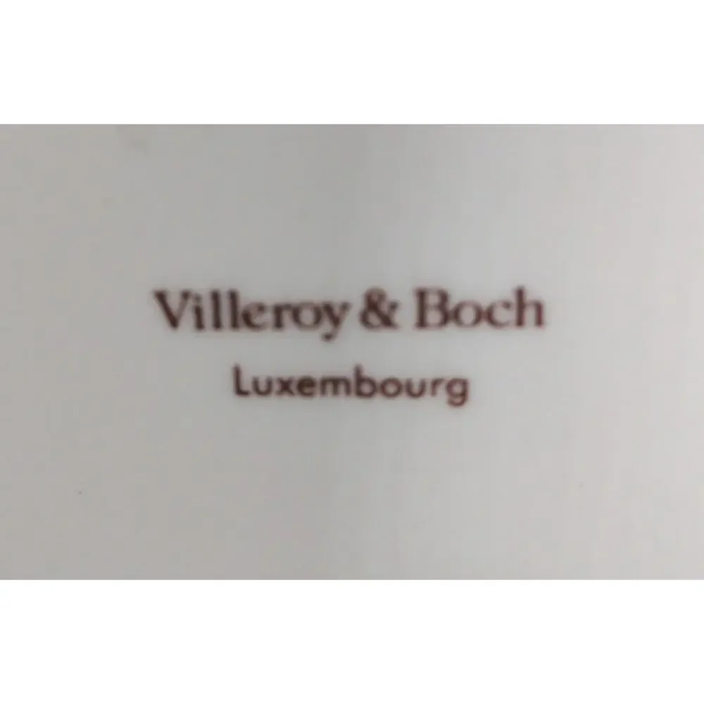 Villeroy & Boch Paradiso Le Moineau Noir Trinket Dish Lid Bird Germany 80s Vtg